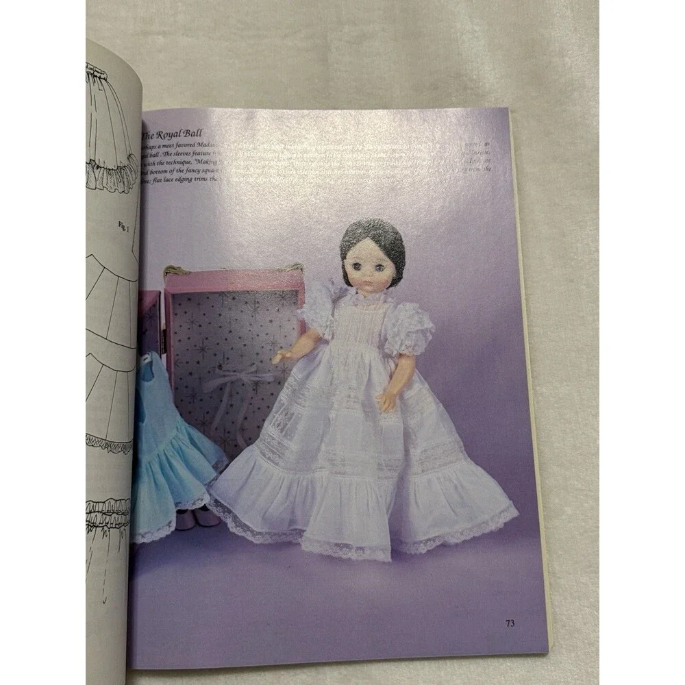 Madame Alexander 14 inch Girl Victorian Doll Patterns Book Martha Pullen 1990
